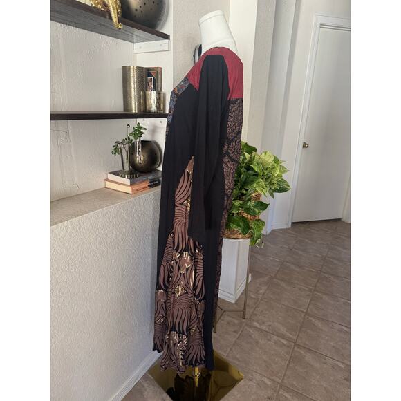 Soft Surroundings Sultana Maxi Dress Embroidered, Beaded and Sequin Embellished - Picture 3 of 10